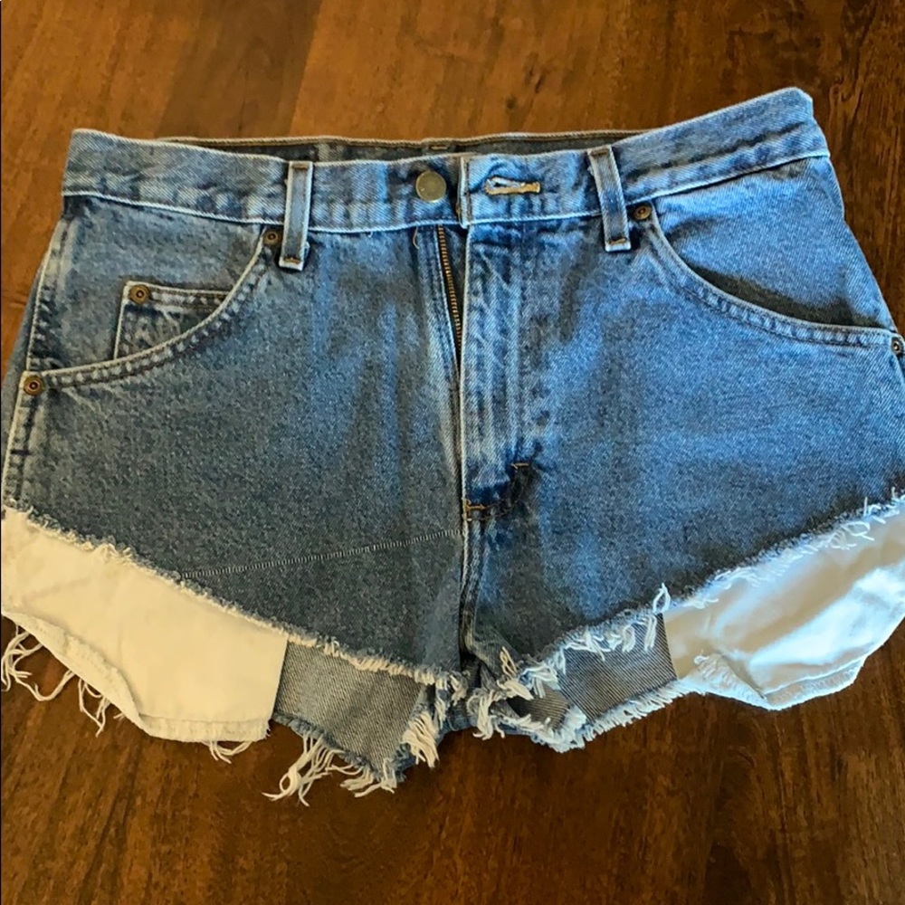 Wrangler - cutoff jean shorts